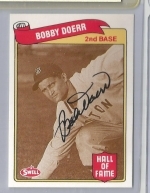 Bobby Doerr Autographed Card JSA (Boston Red Sox)